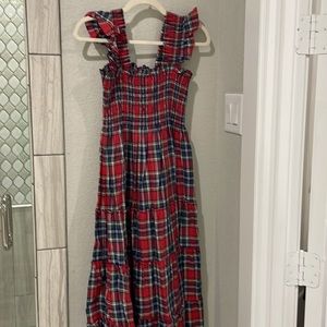 Hill House Home Red Tartan Dress